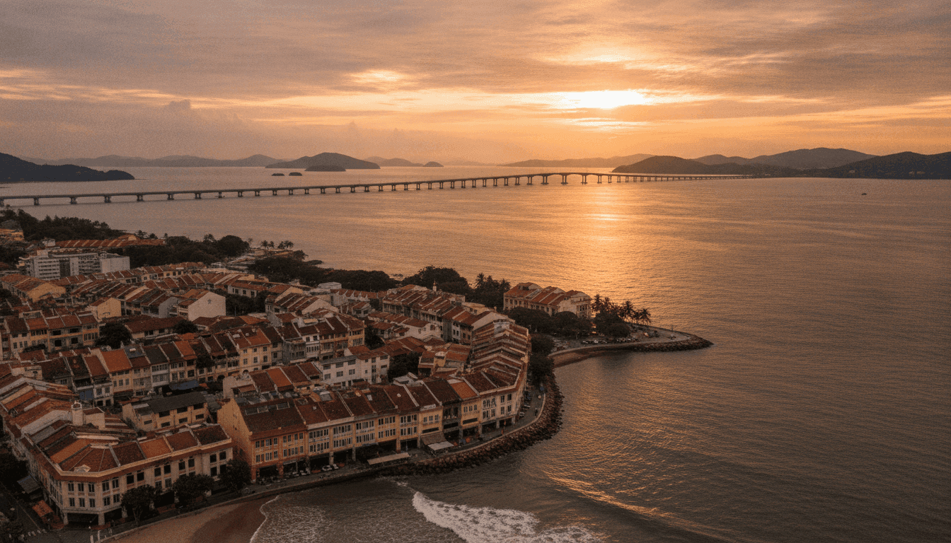 Penang backdrop for custom software work across the state