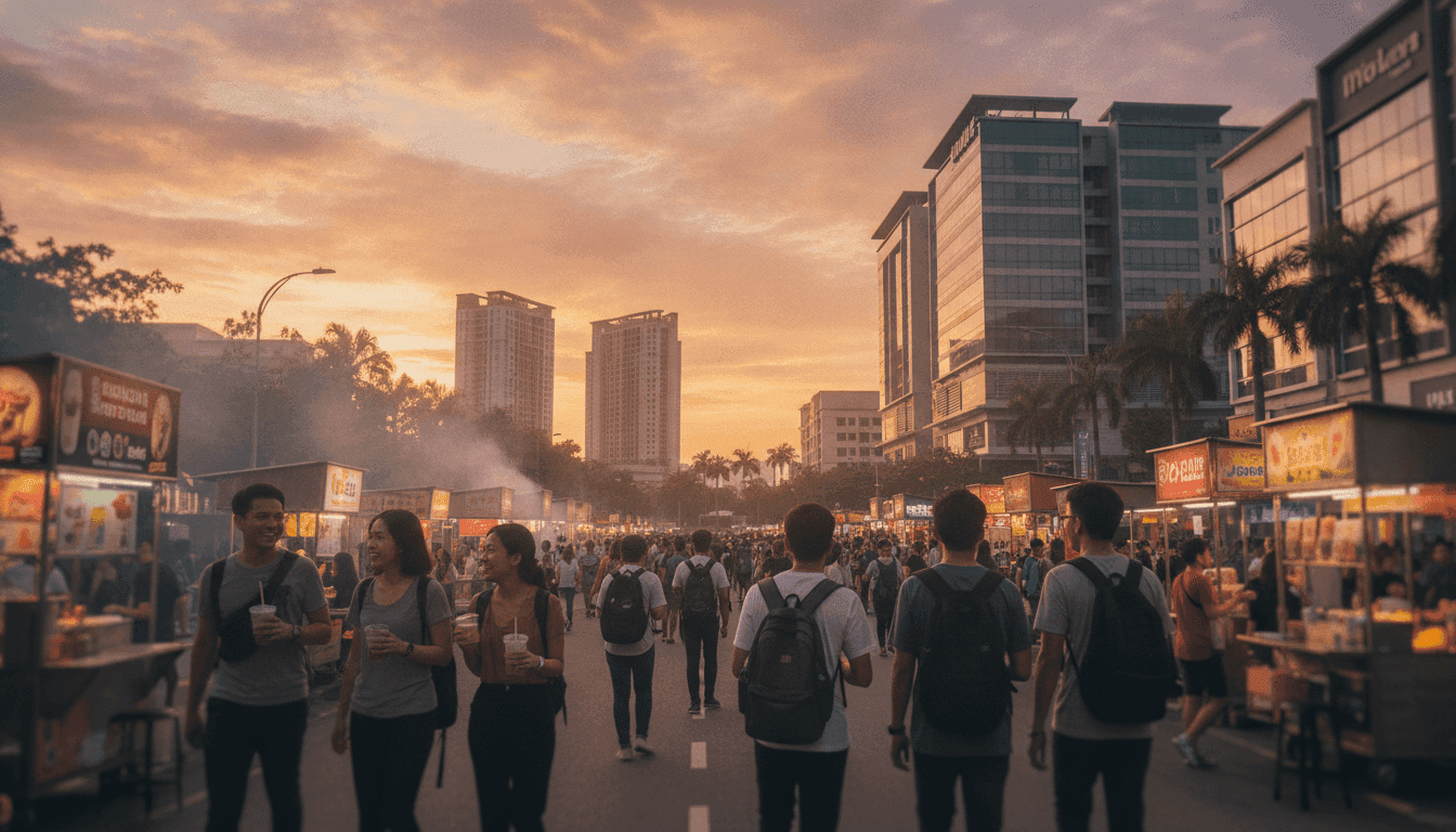 Subang Jaya cityscape backdrop for custom software work in Selangor