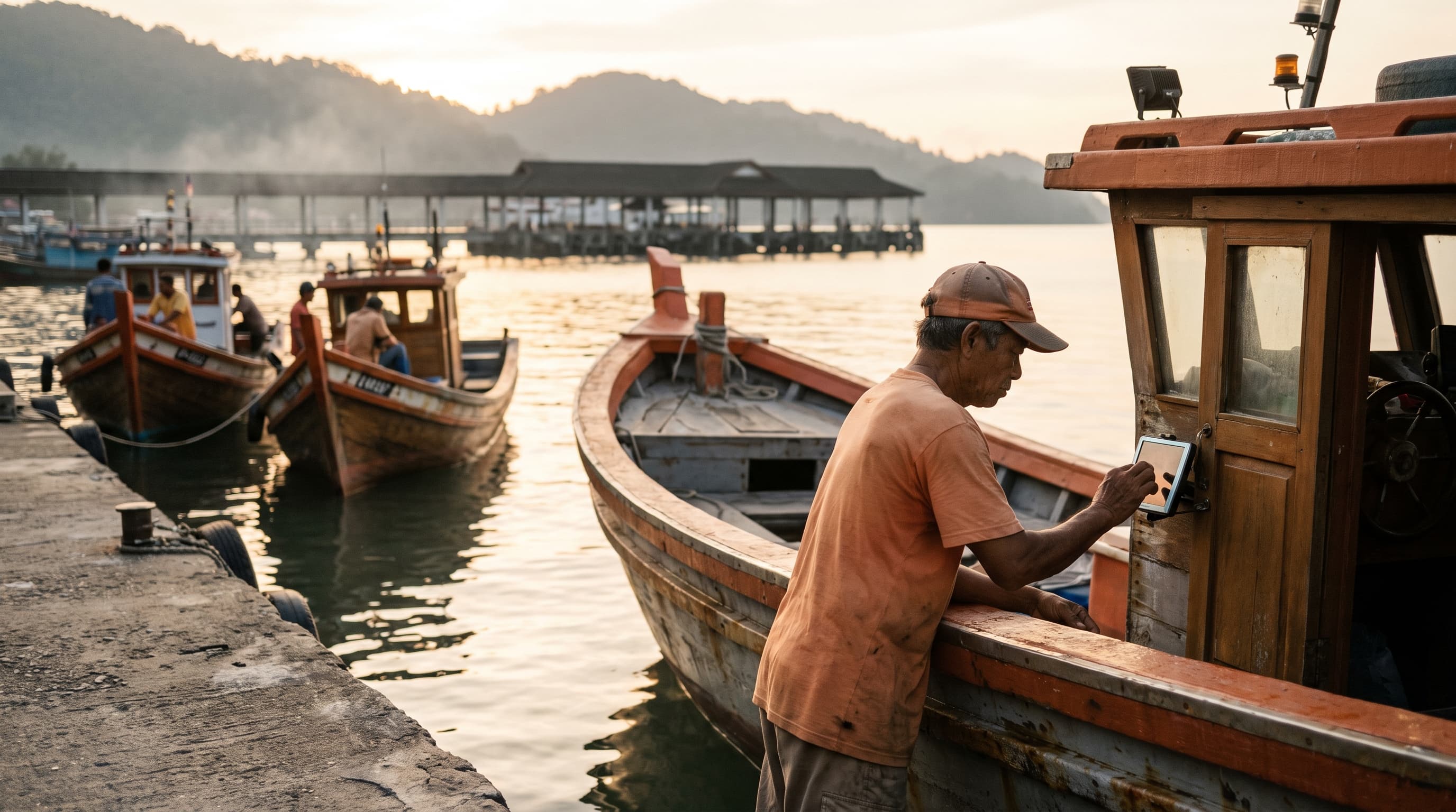 Perak Custom Software case study — A 22-boat Sitiawan fishing cooperative was burning RM 38,000 a month on diesel