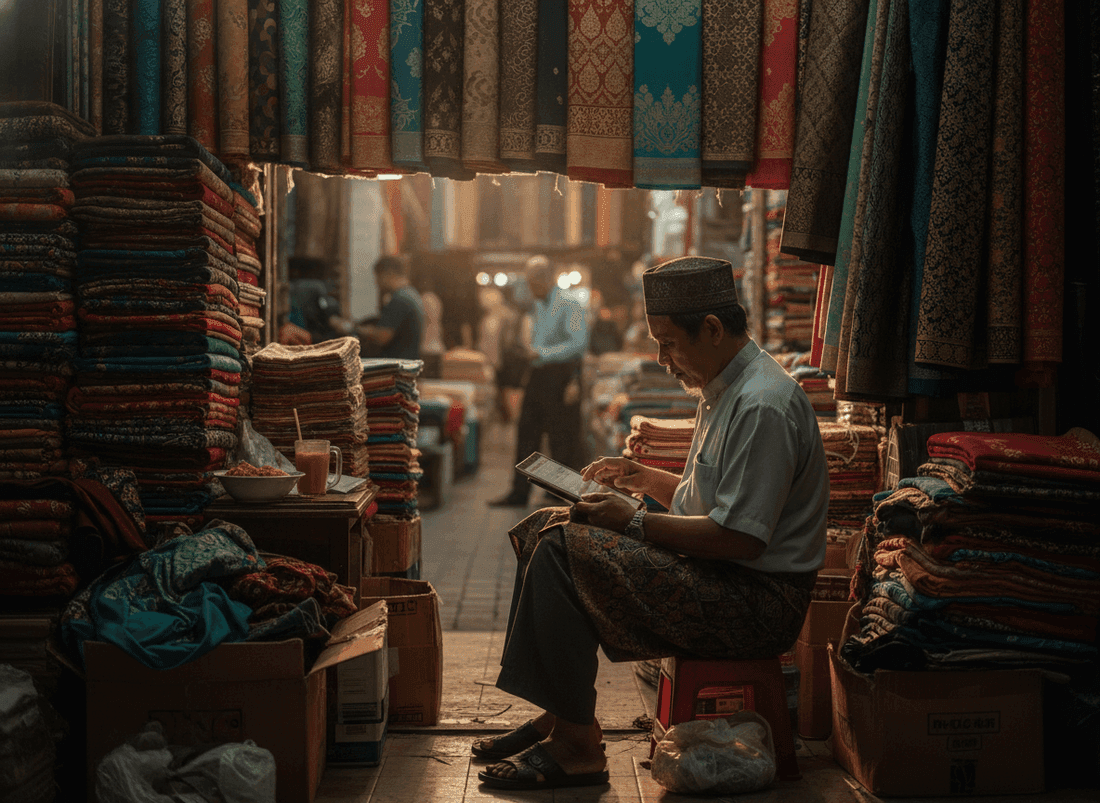 Kota Bharu wholesale textile trader