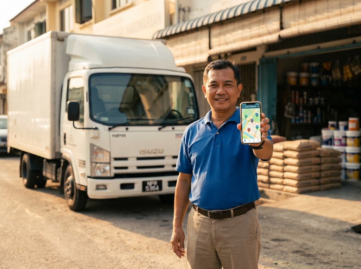 The shop owner — running 4 lorries out of Subang Jaya