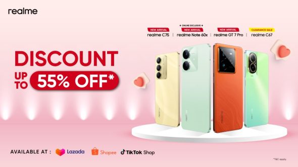 Jimat Sehingga RM300 Untuk Realme 13 Series Dalam Jualan Kilat Tahun Baru Cina