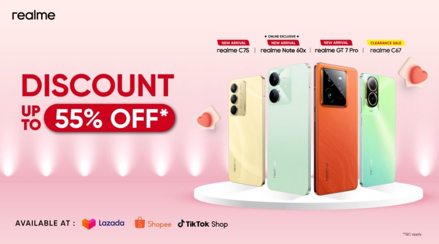 Jimat Sehingga RM300 Untuk Realme 13 Series Dalam Jualan Kilat Tahun Baru Cina