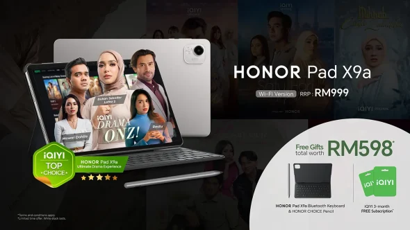 HONOR Malaysia launches the latest Pad X9a tablet; priced at RM999