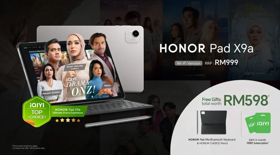 HONOR Malaysia launches the latest Pad X9a tablet; priced at RM999
