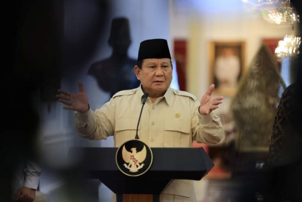 Indonesia’s Prabowo Lists Initiatives Rolled Out Since Taking Office
