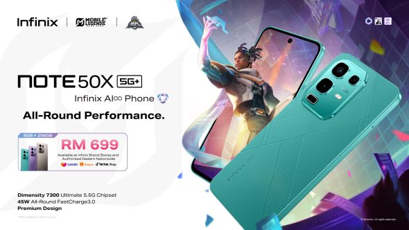 Infinix Kembangkan Siri NOTE 50 5G Dengan Model Baharu: NOTE 50X 5G &