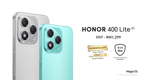 HONOR 400 Lite goes official for RM1299
