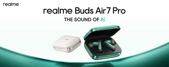 realme Launches Buds Air7 Pro and Magnetic Cooling Clip to Complement GT 7 Series