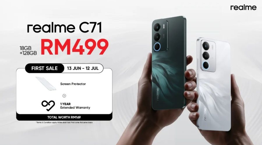 The new realme C71 affordable smartphone hits the shelves in Malaysia @ RM499