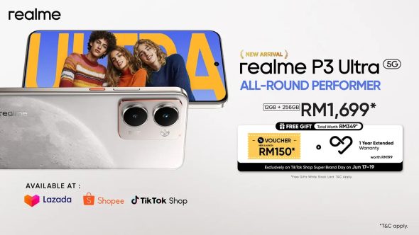 All-new realme P3 Ultra 5G lands in Malaysia with launch offers from as low as RM1,399