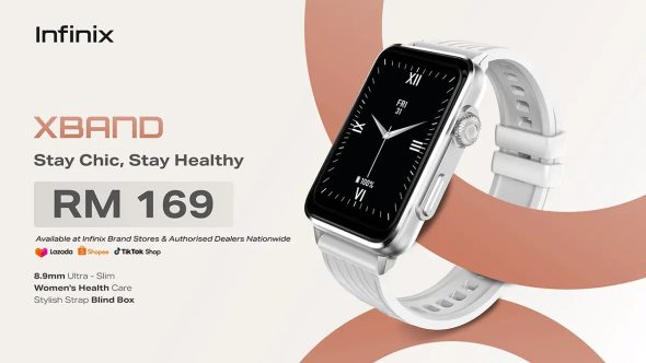 Infinix Malaysia introduces its new sleek XBAND smartband with upgraded health monitoring