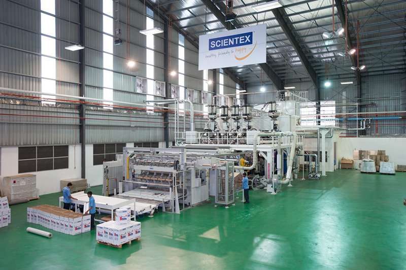 Scientex's modern manufacturing facility showcases its commitment to innovation and quality.