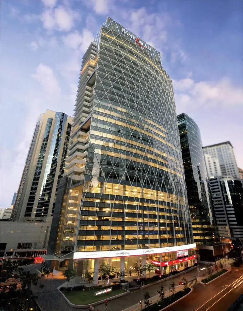 Bank Islam's modern headquarters reflecting its forward-thinking vision.