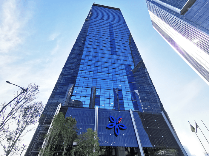 The impressive facade of an AFFIN Bank branch, reflecting its strong presence in Malaysia.