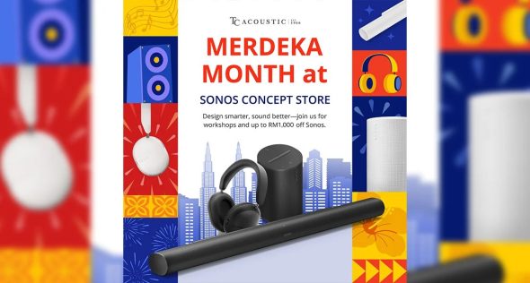 TC Acoustic brings discounts of up to RM1,000 on Sonos products for this Merdeka and 9.9 Shopping Festival