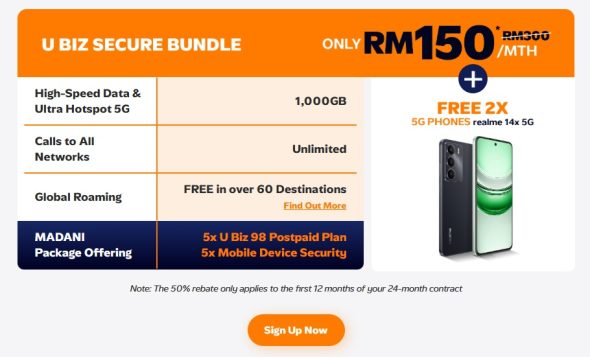 U Mobile now offers 3 new U Biz packages with cybersecurity enhancements for MSMEs