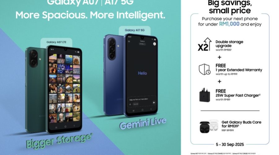 Samsung Malaysia introduces Galaxy A07 and Galaxy A17 5G