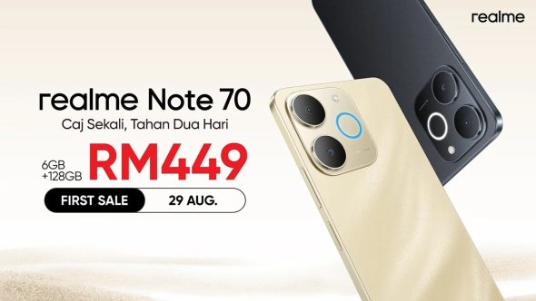 All-new entry-level realme Note 70 hits the shelves in Malaysia @ RM449