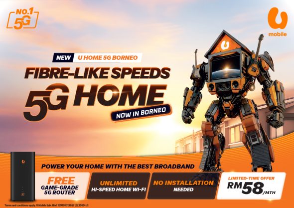 U Mobile extends 5G broadband coverage to East Malaysia with new unlimited U Home 5G Borneo package