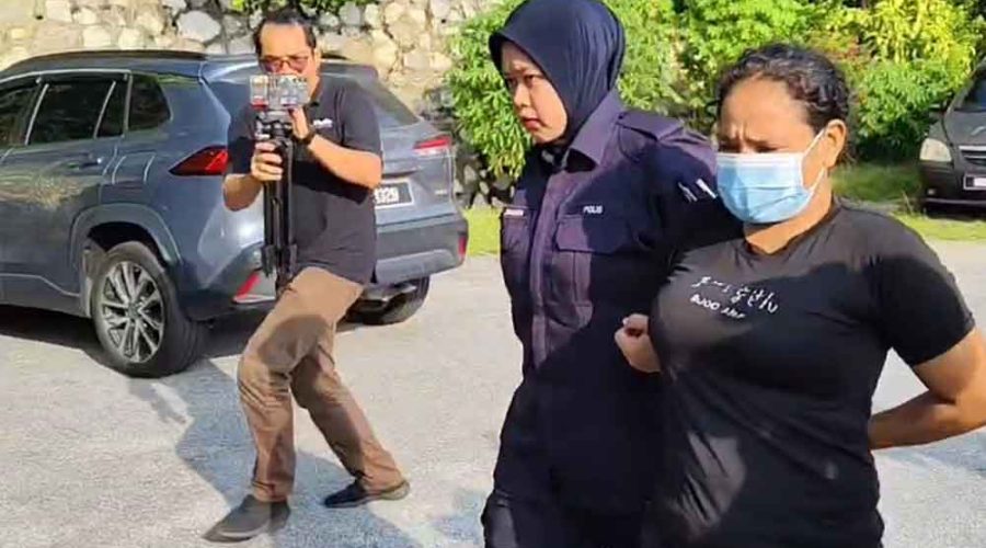 Scammer Bebas Mewah, Ibu Bengkak Susu Digari dan Didakwa