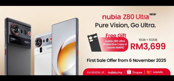 The latest nubia Z80 Ultra flagship smartphone now available in Malaysia for RM3,699