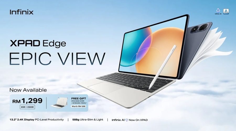 Infinix Malaysia launches the new XPAD Edge 13.2-inch tablet @ RM1,299