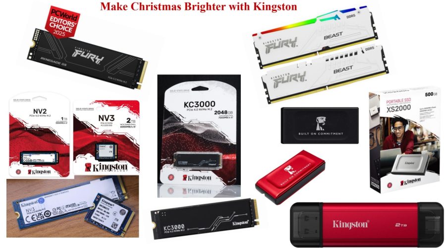 Kingston talks high-performance memory and storage as practical holiday gifts