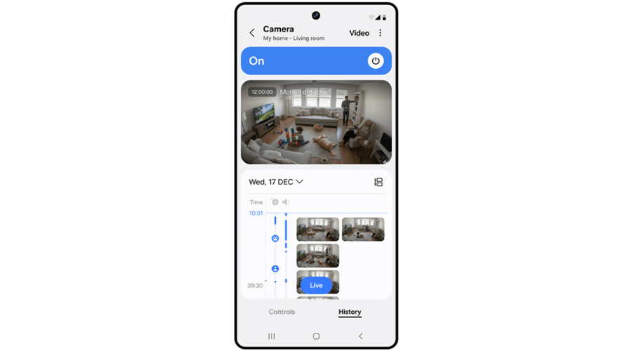 Samsung updates SmartThings to now support Matter 1.5-compatible cameras