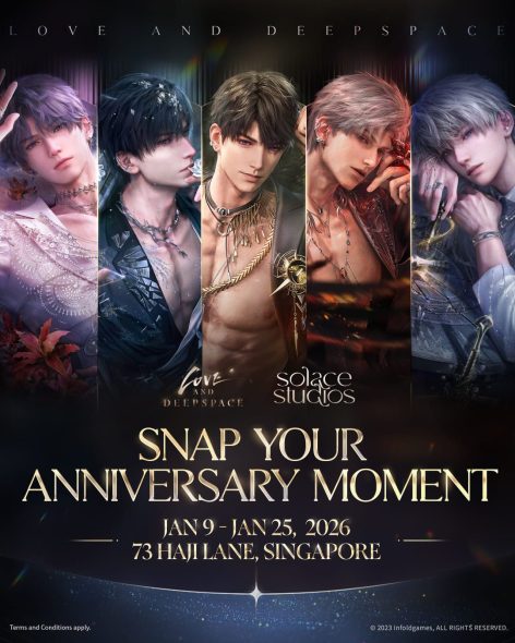 Digital Romance Goes Offline: Love and Deepspace Partners with Solace Studios for Singapore Anniversary Event