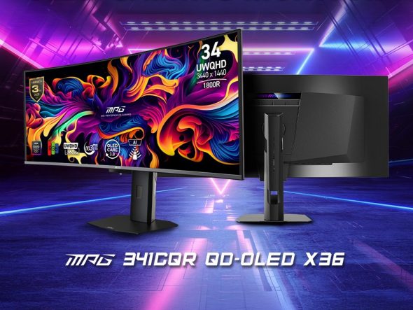 MSI Unveils New MEG X and MPG 341CQR QD-OLED X36 Monitors