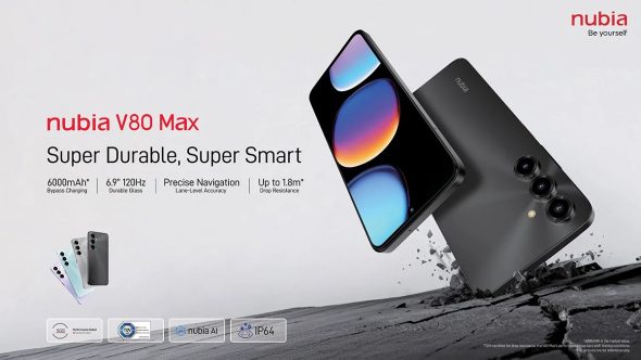 nubia releases all-new entry-level V80 Max smartphone in Malaysia