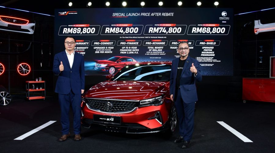 Proton Refreshes S70 With Sporty Feel, Price Start From RM68k