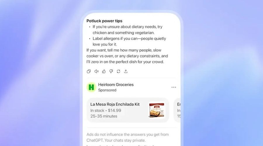 ChatGPT’s cheapest options now show you ads