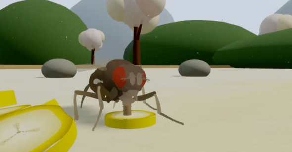 This is not a fly uploaded to a computer