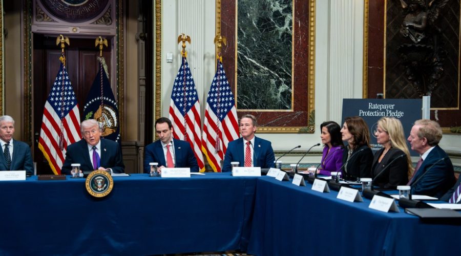 Seven tech giants signed Trump’s pledge to keep electricity costs from spiking around data centers 