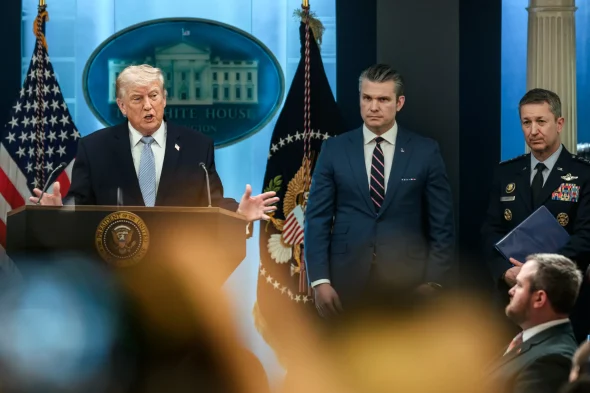 Trump Orders US Naval Blockade Of Straits Of Hormuz, No Ships To Pass
