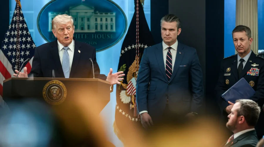 Trump Orders US Naval Blockade Of Straits Of Hormuz, No Ships To Pass