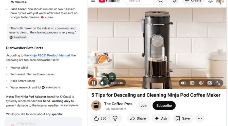 Google’s AI Mode update lets you open links without leaving the page
